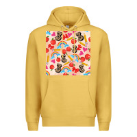 Antique Gold back to school seamless pattern 3 (3600x3600) Premium Hoodie - AdoDesignShop