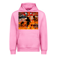 Fuchsia Pink Western Firefighters With Thin Red Line Urban Hoodie - LillyAllenDesigns