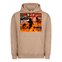 Pigment Burro Western Firefighters With Thin Red Line Urban Hoodie - LillyAllenDesigns