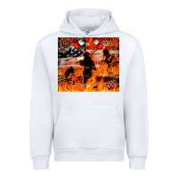 White Western Firefighters With Thin Red Line Urban Hoodie - LillyAllenDesigns