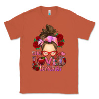 Copper one loved teacher messy bun Classic Tee - RanaPortraitStore