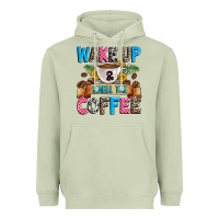 Matcha wake up and smell the coffee Heavyweight Hoodie - Zillion Design Studio