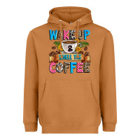 Meerkat wake up and smell the coffee Heavyweight Hoodie - Zillion Design Studio