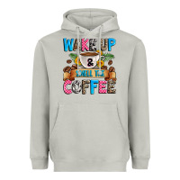 Moon Dust wake up and smell the coffee Heavyweight Hoodie - Zillion Design Studio