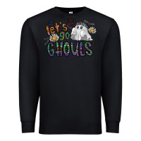 Black let's go ghouls Premium Sweatshirt - CowhideDigitalArt