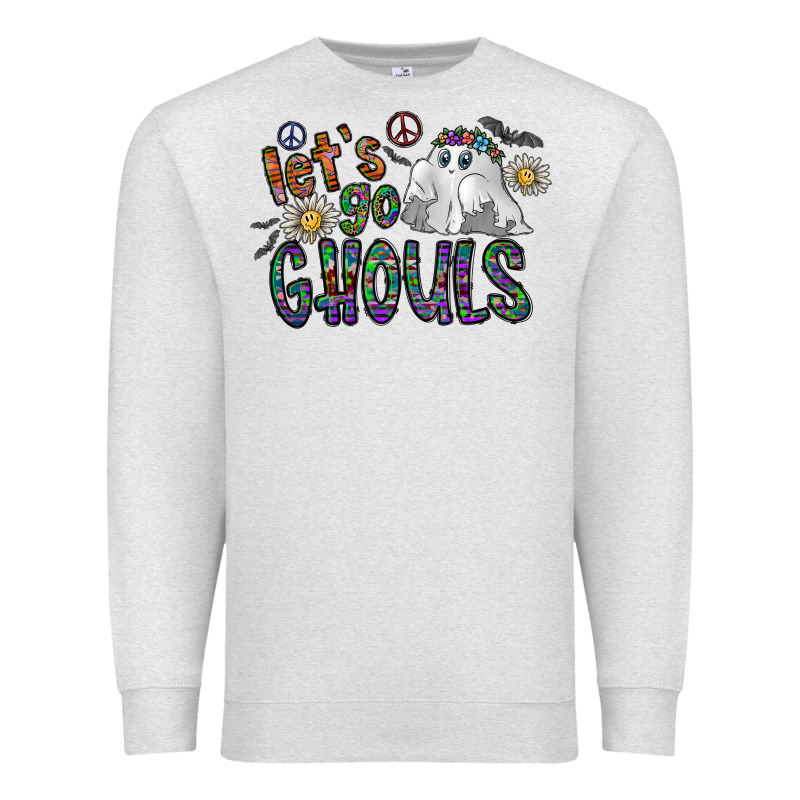 Let's Go Ghouls Premium Sweatshirt by CowhideDigitalArt | Teevron