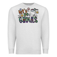 Oatmeal Heather let's go ghouls Premium Sweatshirt - CowhideDigitalArt