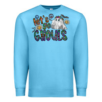 Ocean Blue let's go ghouls Premium Sweatshirt - CowhideDigitalArt