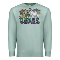 Seafoam let's go ghouls Premium Sweatshirt - CowhideDigitalArt
