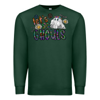 Sports Green let's go ghouls Premium Sweatshirt - CowhideDigitalArt