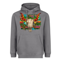 Storm western christmas bull skull Heavyweight Hoodie - RanaPortraitStore