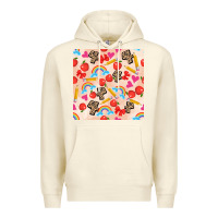 Sandshell back to school seamless pattern 4 (3600x3600) Premium Hoodie - AdoDesignShop