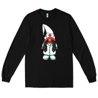 Black african american nurse gnome Long Sleeve Tee - BarkalooDesign