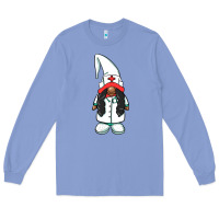 Colony Blue african american nurse gnome Long Sleeve Tee - BarkalooDesign