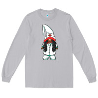 Moon Dust african american nurse gnome Long Sleeve Tee - BarkalooDesign