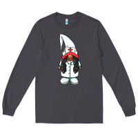 Smoke african american nurse gnome Long Sleeve Tee - BarkalooDesign