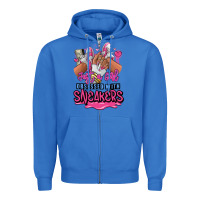 True Royal Just a girl obsessed with sneakers Zipper Hoodie - RanaPortraitStore