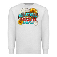 Oatmeal Heather volleyball is my favorite season Premium Sweatshirt - HRA Design Shop