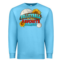 Ocean Blue volleyball is my favorite season Premium Sweatshirt - HRA Design Shop