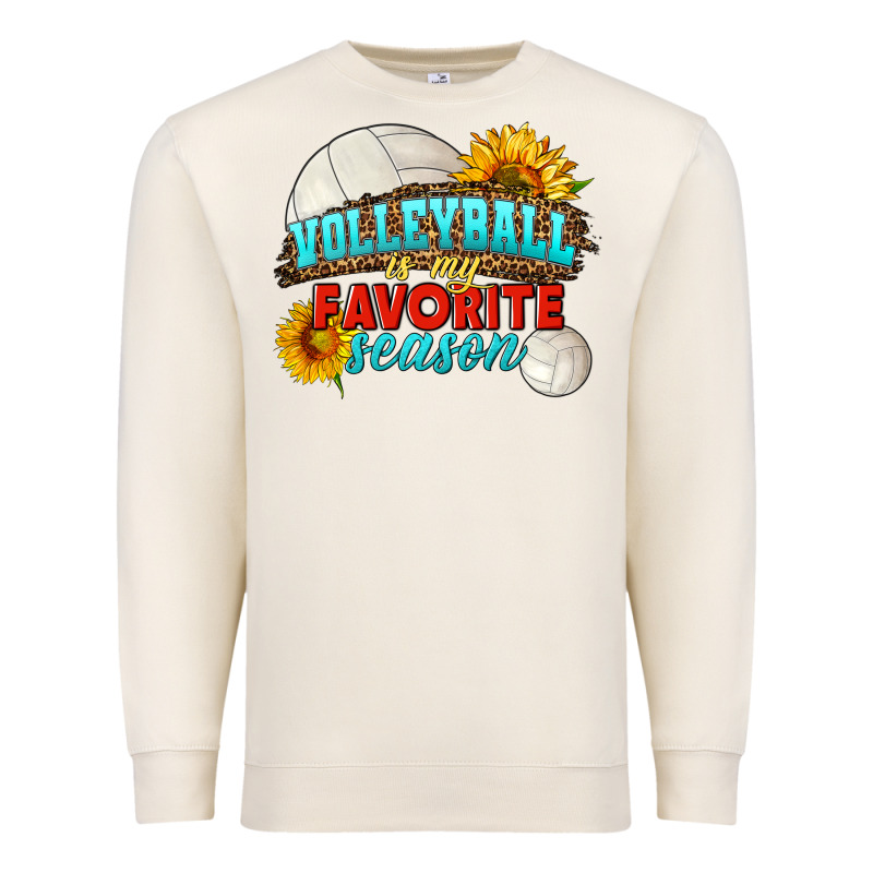 Volleyball Is My Favorite Season Premium Sweatshirt by HRA Design Shop | Teevron