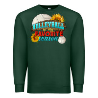 Sports Green volleyball is my favorite season Premium Sweatshirt - HRA Design Shop