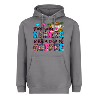 Storm start your morning with a cup of coffee Heavyweight Hoodie - Zillion Design Studio