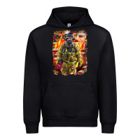 Black Firefighter Fire And American Urban Hoodie - LillyAllenDesigns