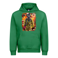 Emerald Firefighter Fire And American Urban Hoodie - LillyAllenDesigns