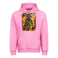 Fuchsia Pink Firefighter Fire And American Urban Hoodie - LillyAllenDesigns