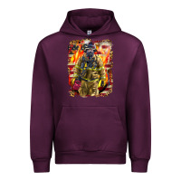 Mauve Wine Firefighter Fire And American Urban Hoodie - LillyAllenDesigns