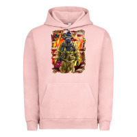 Pigment Salmon Firefighter Fire And American Urban Hoodie - LillyAllenDesigns