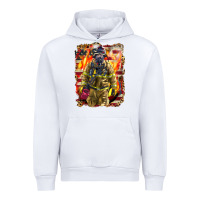 White Firefighter Fire And American Urban Hoodie - LillyAllenDesigns
