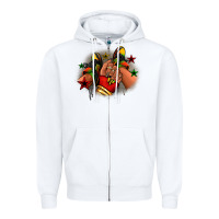 White Juneteenth black girl sneakers Zipper Hoodie - RanaPortraitStore