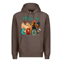 Coffee welcome to our coop Premium Hoodie - Artiststas