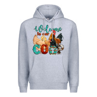 Heather Grey welcome to our coop Premium Hoodie - Artiststas