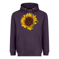 Plum sunflower Heavyweight Hoodie - RanaPortraitStore
