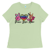 Matcha peace love hair Ladies Tee - BarkalooDesign
