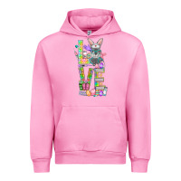 Fuchsia Pink love easter nurse Urban Hoodie - NancyCooperArtShop