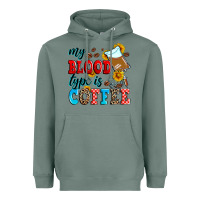 Sage my blood type is coffee Heavyweight Hoodie - Zillion Design Studio