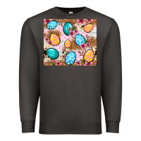 Easter Eggs Cowhide Leopard Tumbler Easter Day Premium Sweatshirt | Teevron