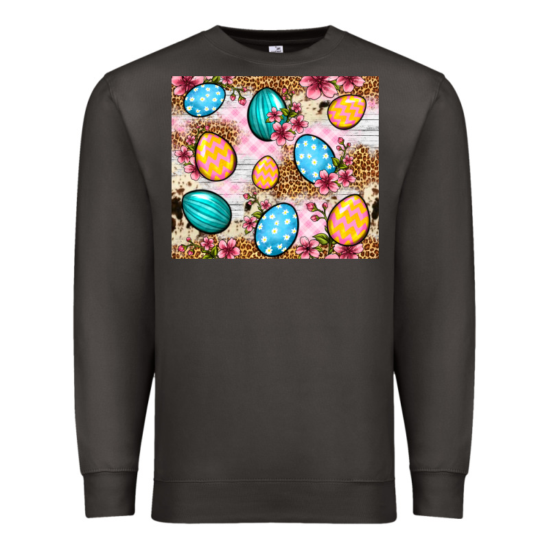Easter Eggs Cowhide Leopard Tumbler Easter Day Premium Sweatshirt by Neo Western | Teevron