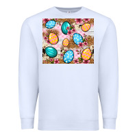 White Easter eggs cowhide leopard tumbler Easter Day Premium Sweatshirt - Neo Western