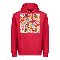 Cardinal back to school seamless pattern 5 (3600x3600) Premium Hoodie - AdoDesignShop