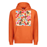 Carrot back to school seamless pattern 5 (3600x3600) Premium Hoodie - AdoDesignShop