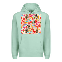 Seafoam back to school seamless pattern 5 (3600x3600) Premium Hoodie - AdoDesignShop