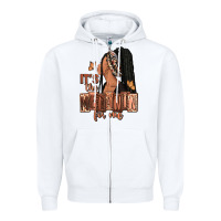 White It's the melanin for me Zipper Hoodie - RanaPortraitStore