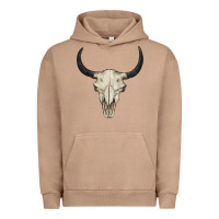 Pigment Burro bull skull Urban Hoodie - BarkalooDesign