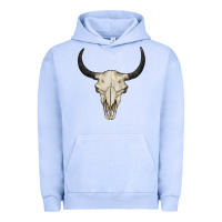 Pigment Grape Ice bull skull Urban Hoodie - BarkalooDesign