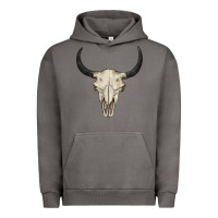 Pigment Tornado bull skull Urban Hoodie - BarkalooDesign