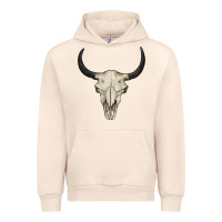 Sandshell bull skull Urban Hoodie - BarkalooDesign